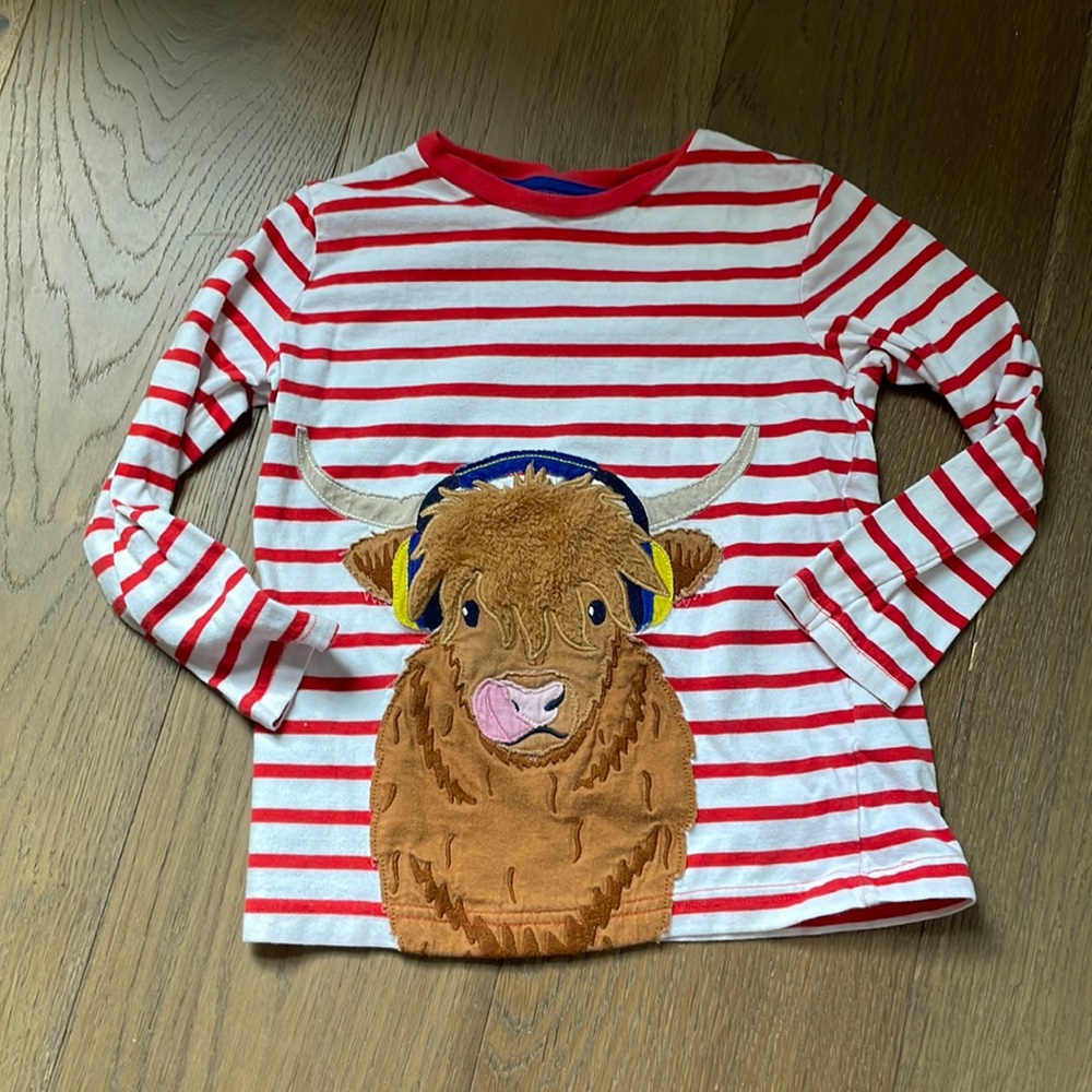 Mini Boden cow shirt